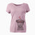 Valentine Pretzel the Schnoodle - Women's V-neck Shirt