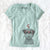 Valentine Pretzel the Schnoodle - Women's V-neck Shirt