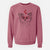 Valentine Princess Ava the Long Haired Chihuahua - Unisex Pigment Dyed Crew Sweatshirt