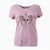 Valentine Princess Ava the Long Haired Chihuahua - Women's V-neck Shirt