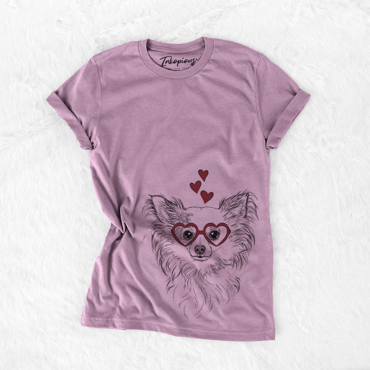 Princess Ava Bisou the Long Haired Chihuahua - Bella Canvas Unisex Crewneck