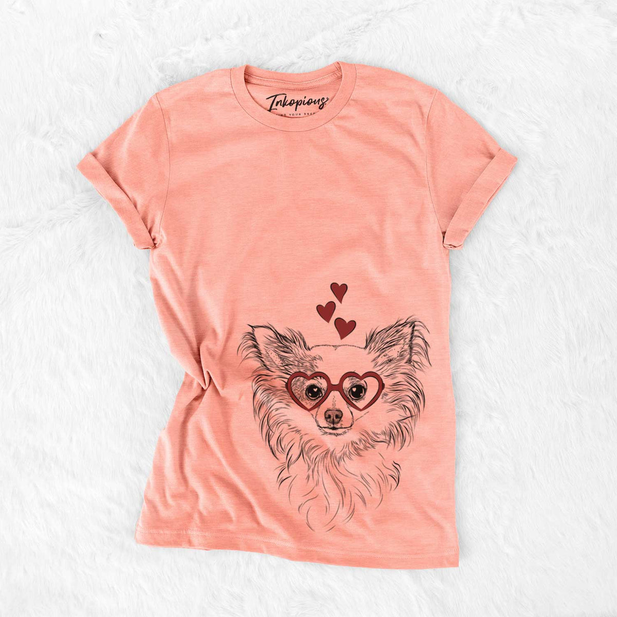 Princess Ava Bisou the Long Haired Chihuahua - Bella Canvas Unisex Crewneck