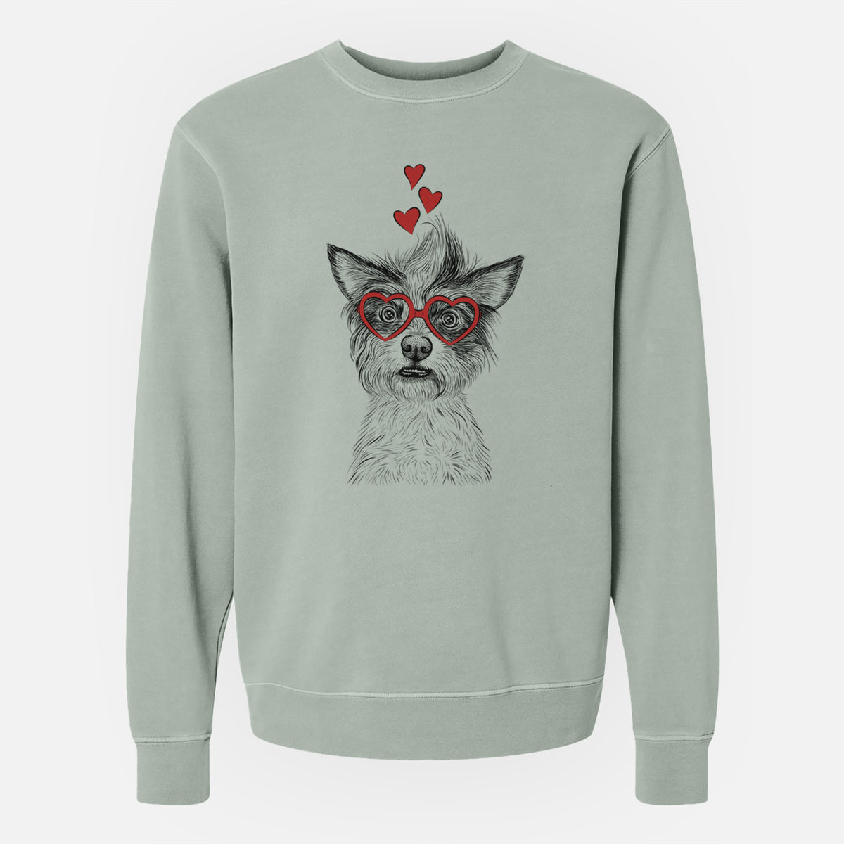 Valentine Quigley the Mixed Breed - Unisex Pigment Dyed Crew Sweatshirt
