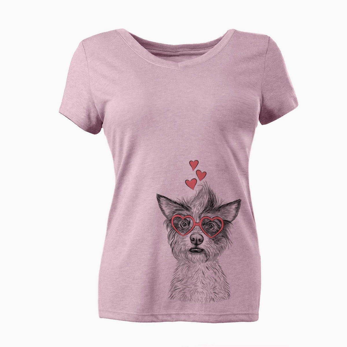 Valentine Quigley the Mixed Breed - Women's V-neck Shirt