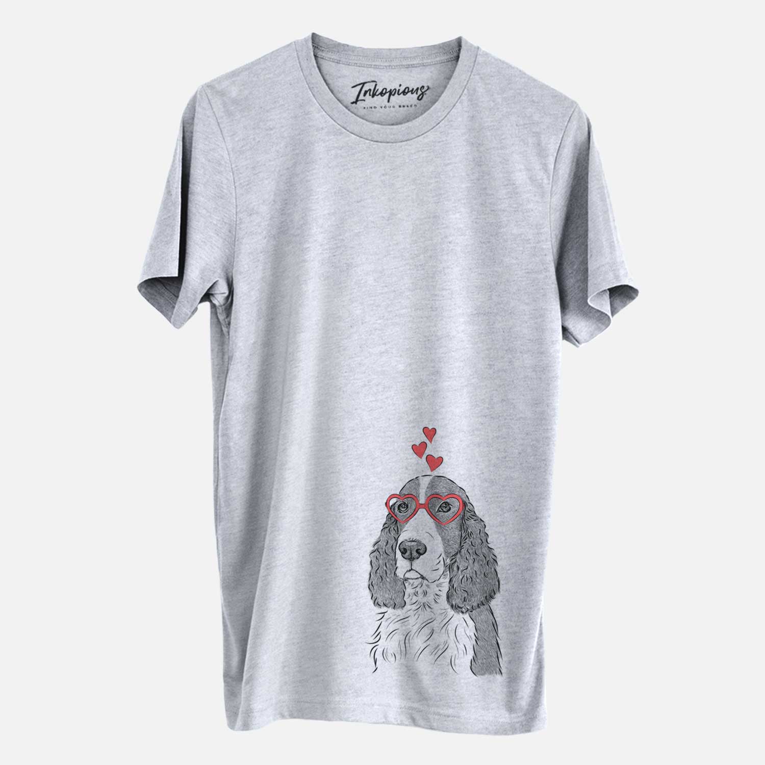 Valentine Quincy the English Springer Spaniel - Unisex Crewneck