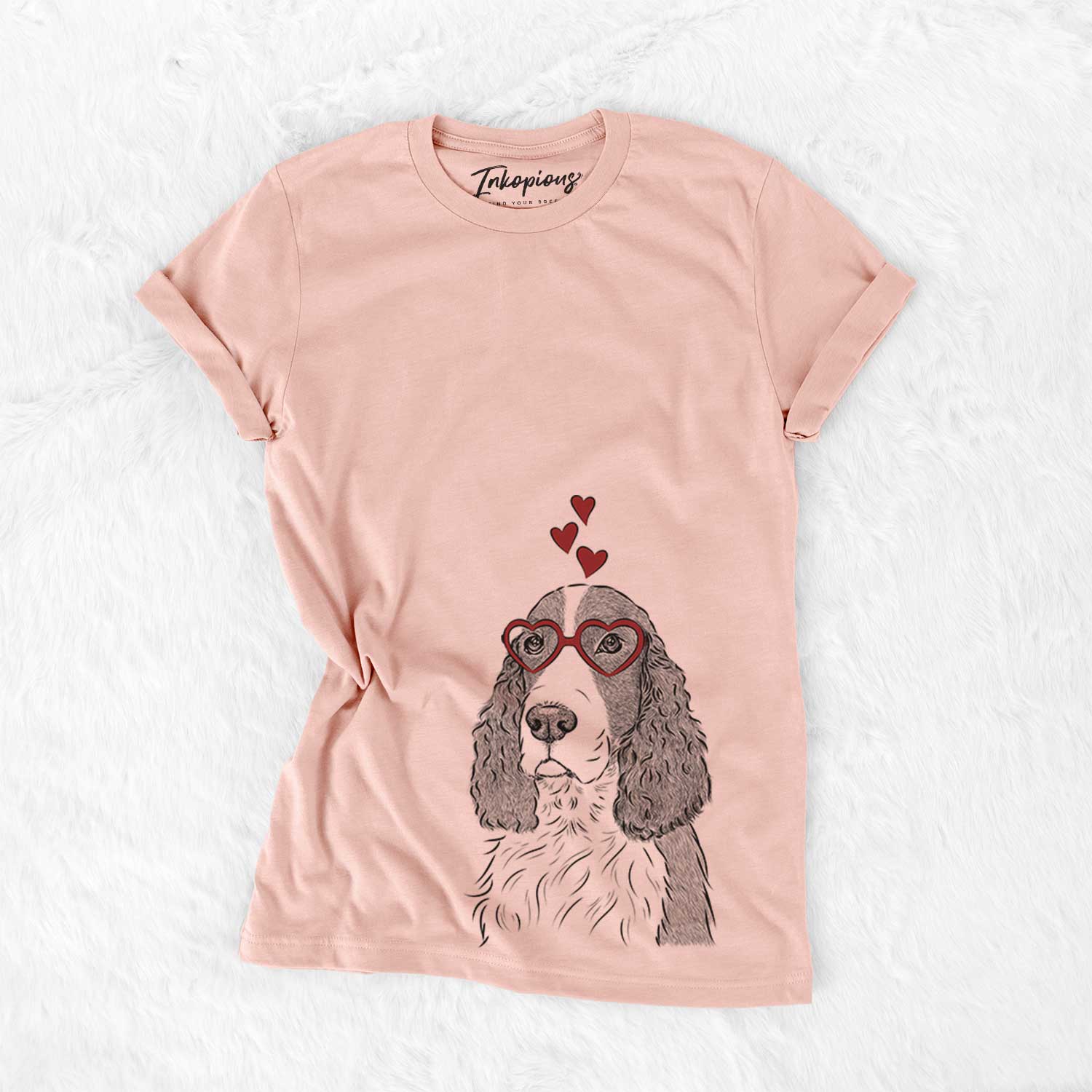 Quincy the English Springer Spaniel - Bella Canvas Unisex Crewneck