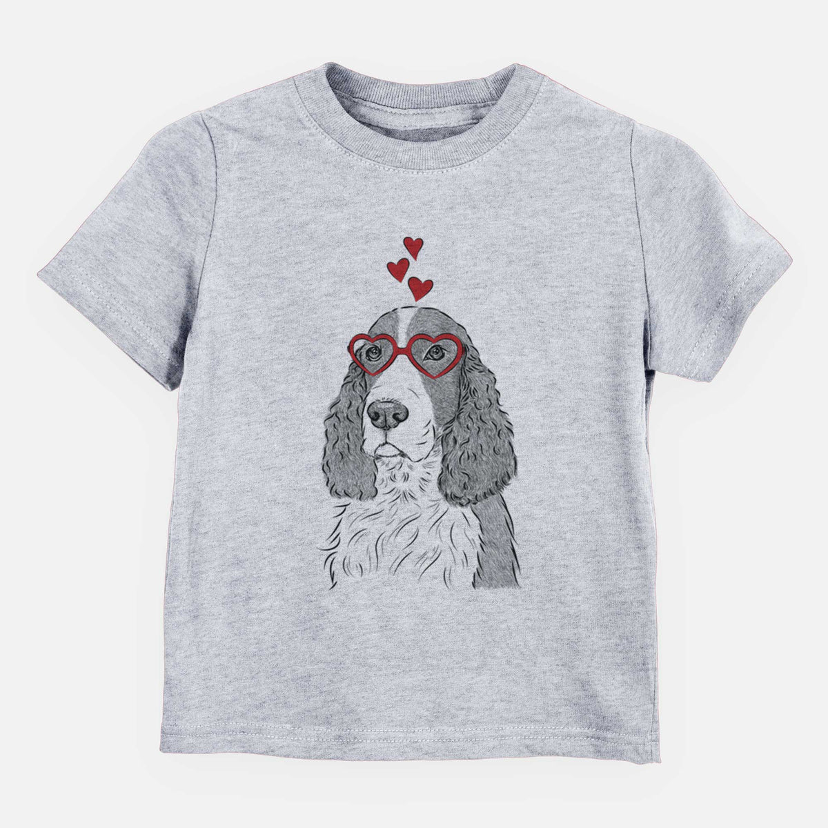 Valentine Quincy the English Springer Spaniel - Kids/Youth/Toddler Shirt