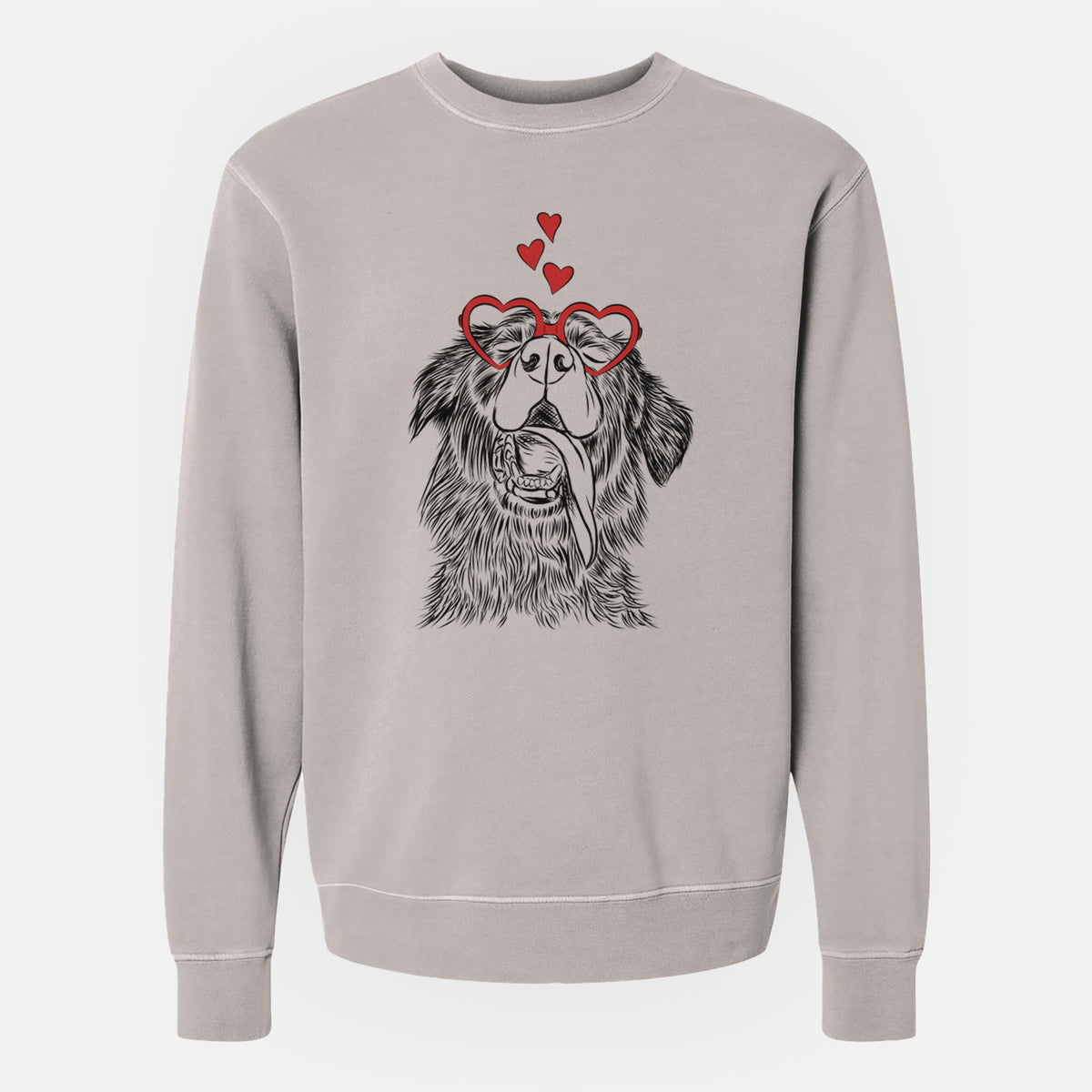 Valentine Quint the Mixed Breed - Unisex Pigment Dyed Crew Sweatshirt
