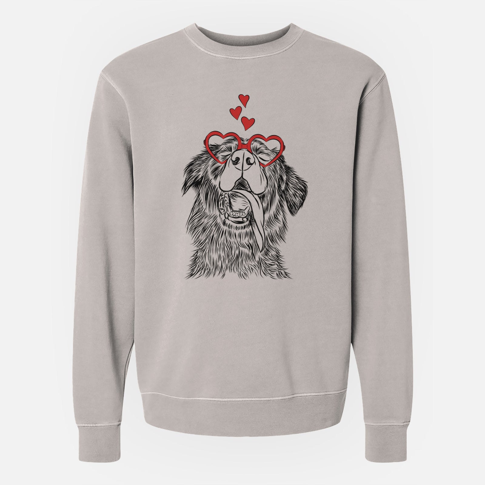 Valentine Quint the Mixed Breed - Unisex Pigment Dyed Crew Sweatshirt