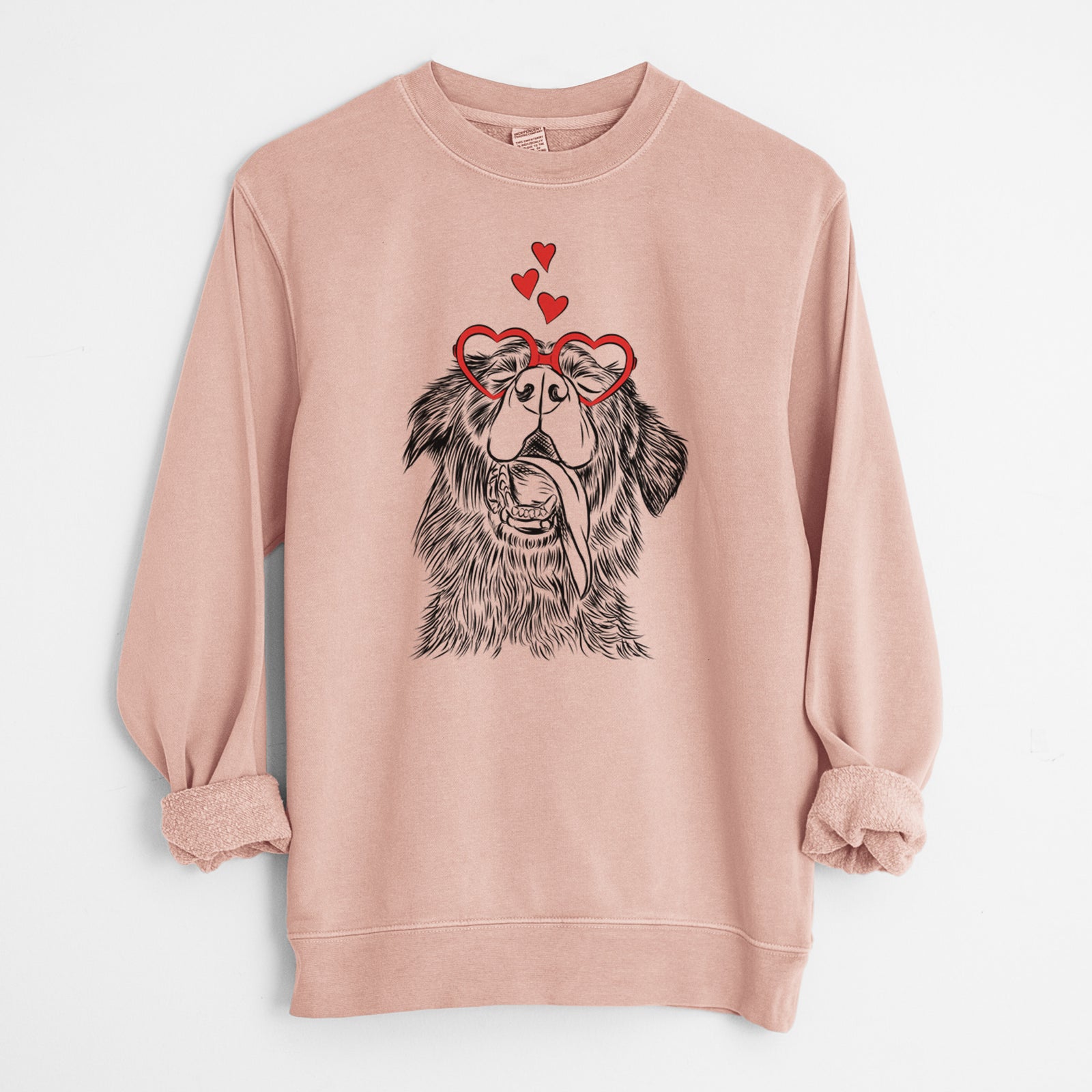 Valentine Quint the Mixed Breed - Unisex Pigment Dyed Crew Sweatshirt