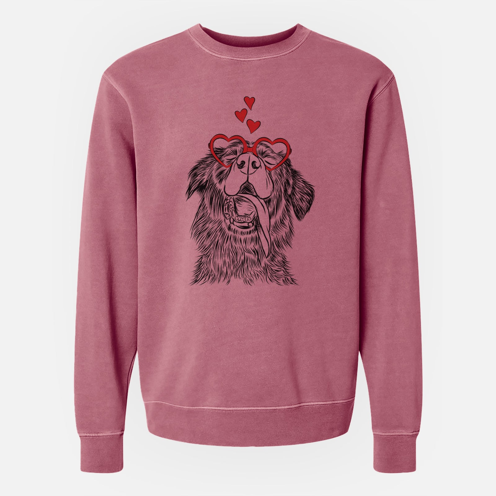 Valentine Quint the Mixed Breed - Unisex Pigment Dyed Crew Sweatshirt