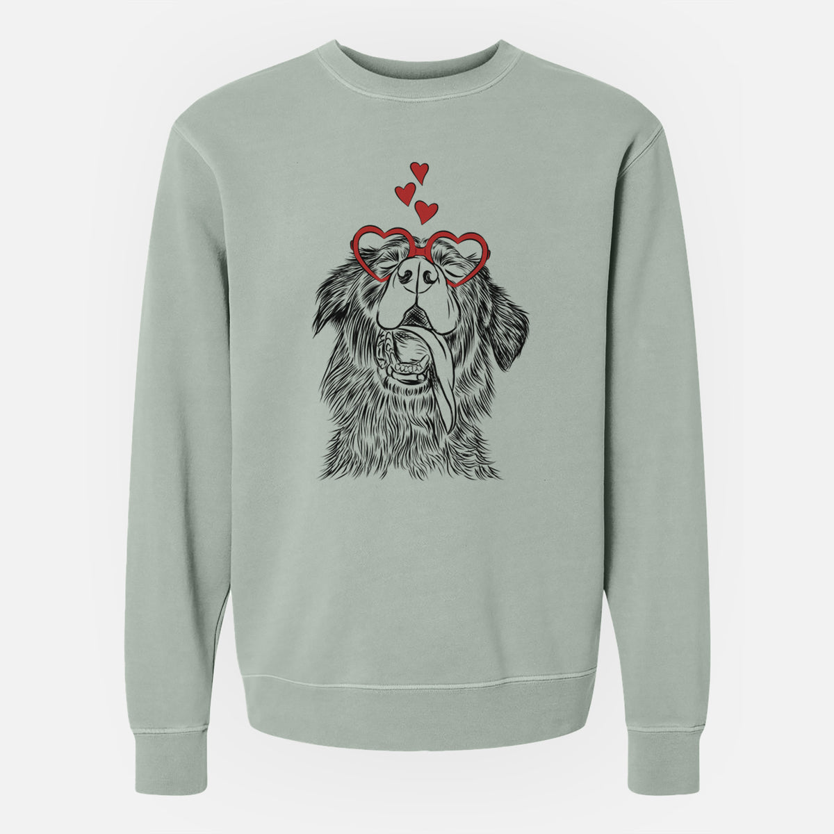 Valentine Quint the Mixed Breed - Unisex Pigment Dyed Crew Sweatshirt