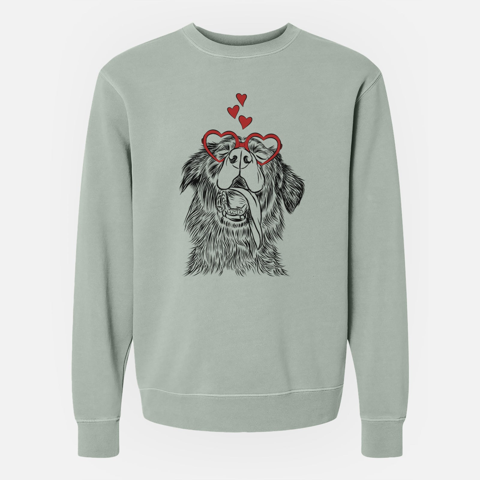 Valentine Quint the Mixed Breed - Unisex Pigment Dyed Crew Sweatshirt