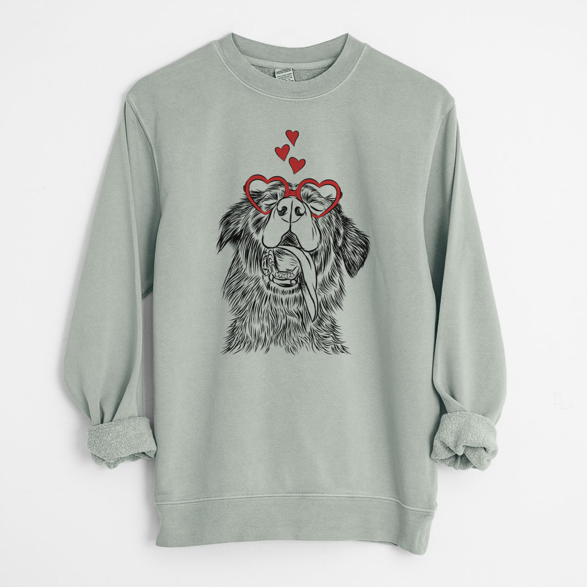 Valentine Quint the Mixed Breed - Unisex Pigment Dyed Crew Sweatshirt