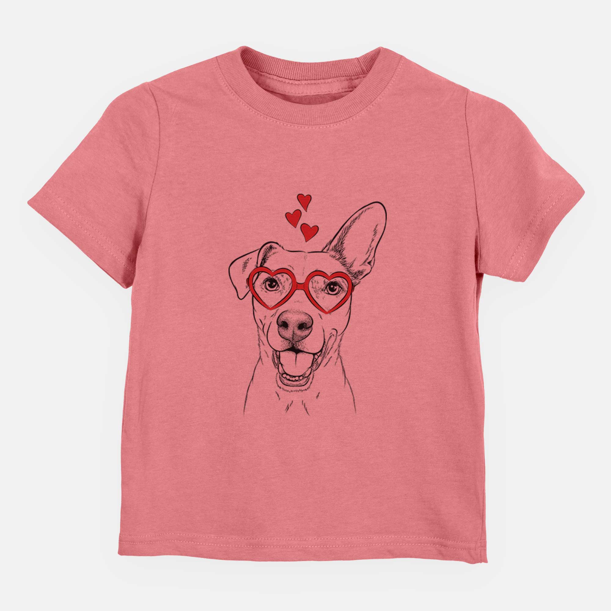 Valentine Radar the Pitbull Mix - Kids/Youth/Toddler Shirt