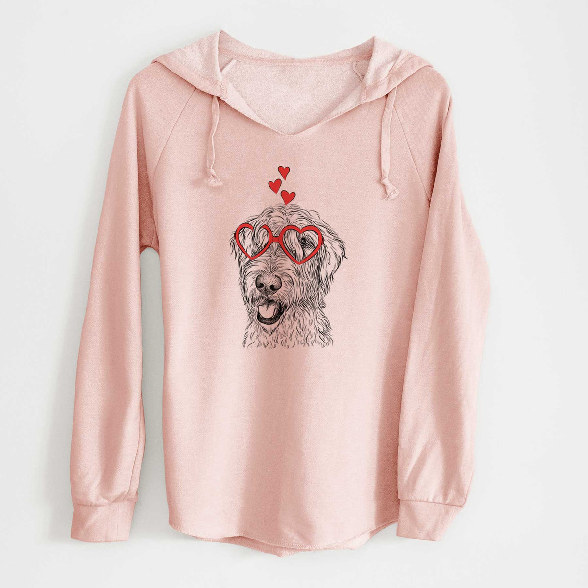 Valentine Ragnar the Irish Wolfhound - Cali Wave Hooded Sweatshirt