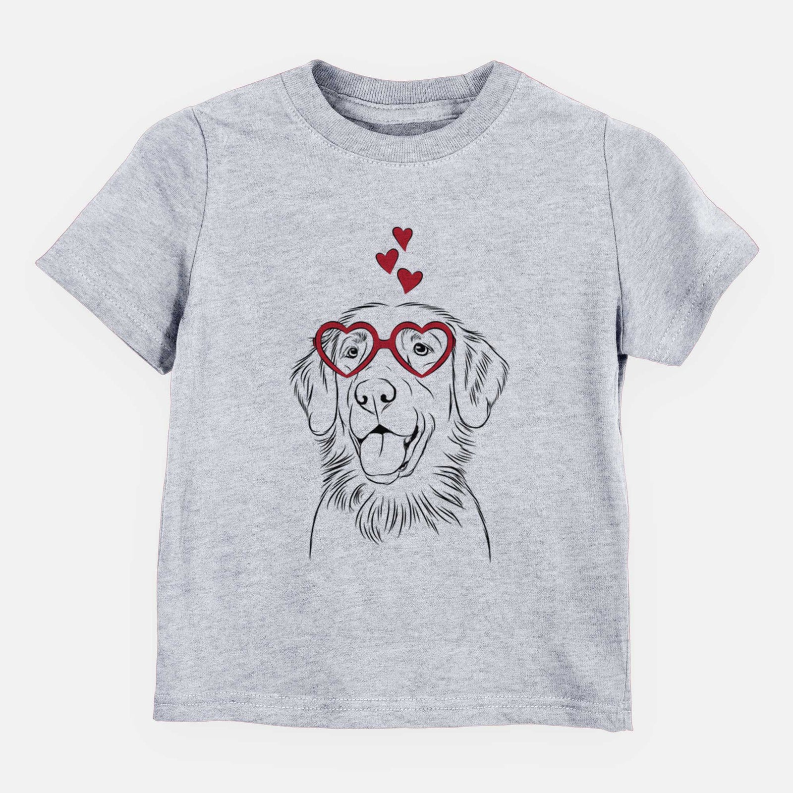 Valentine Raisin the Flat Coated Retriever - Kids/Youth/Toddler Shirt