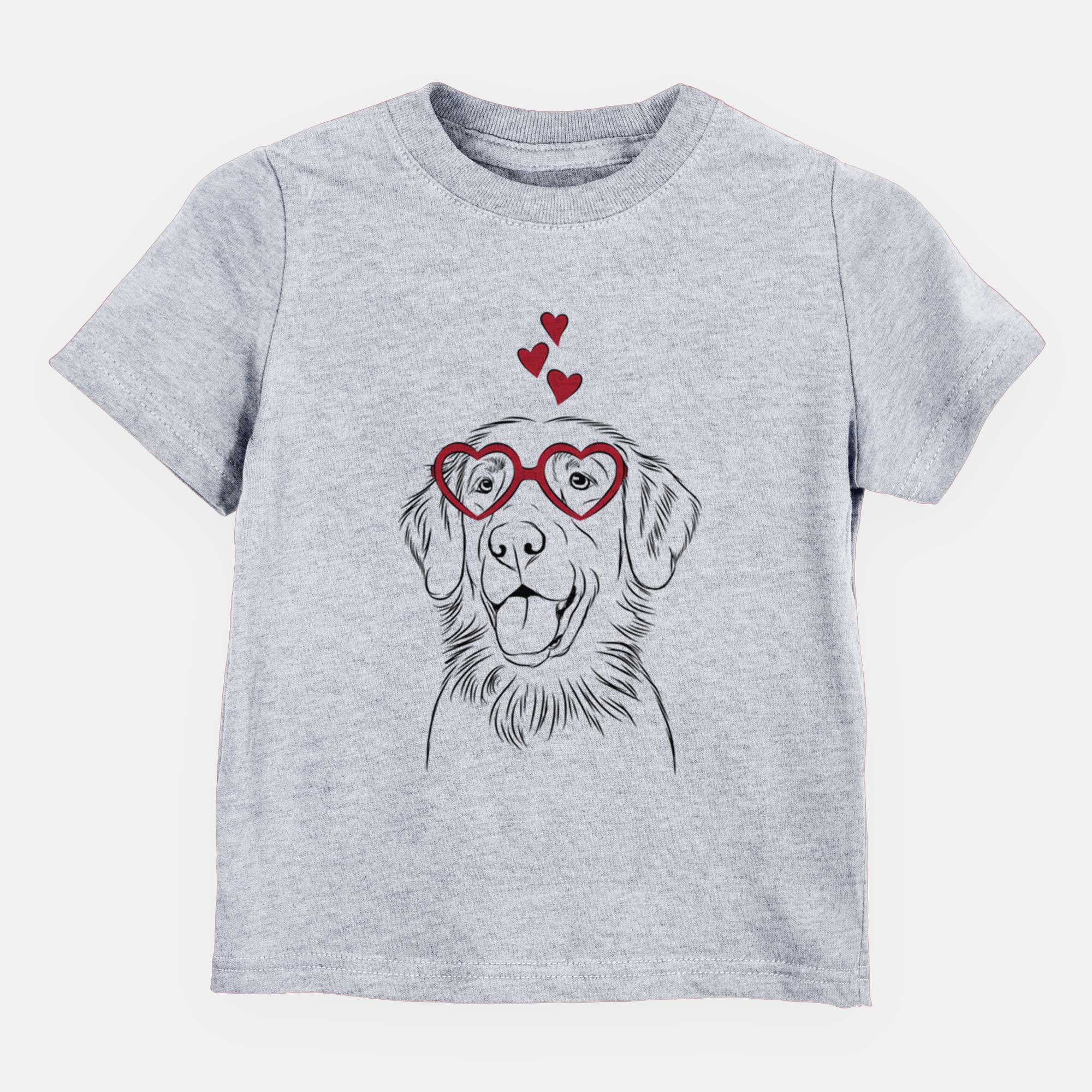 Valentine Raisin the Flat Coated Retriever - Kids/Youth/Toddler Shirt