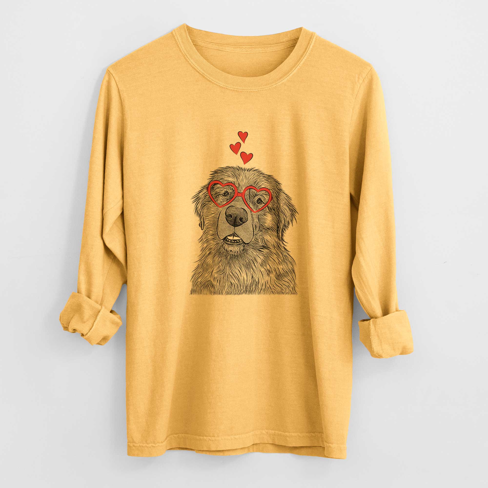 Valentine Ralph the Leonberger - Heavyweight 100% Cotton Long Sleeve