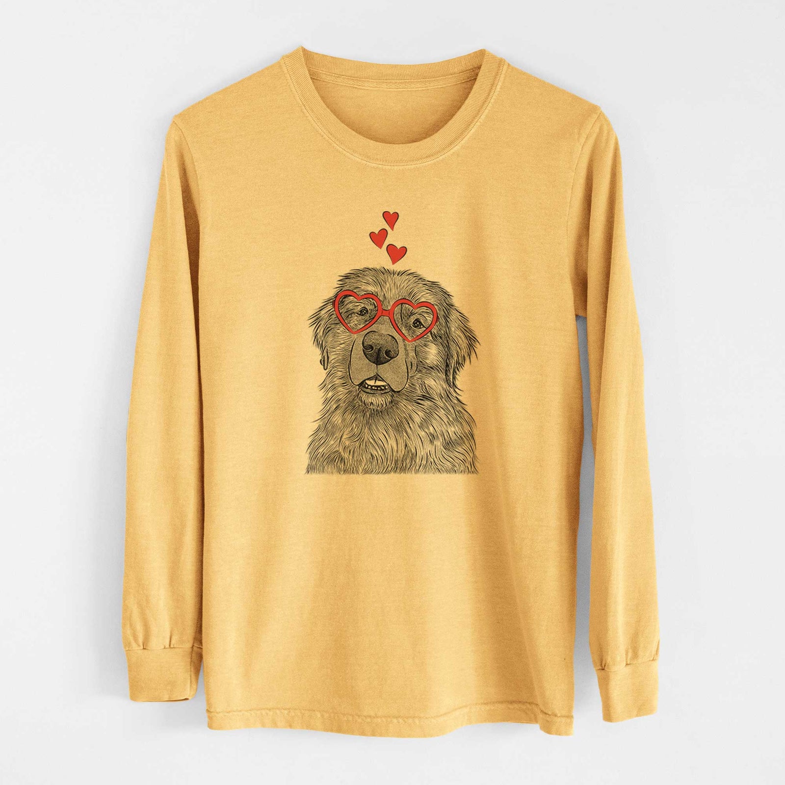 Valentine Ralph the Leonberger - Heavyweight 100% Cotton Long Sleeve