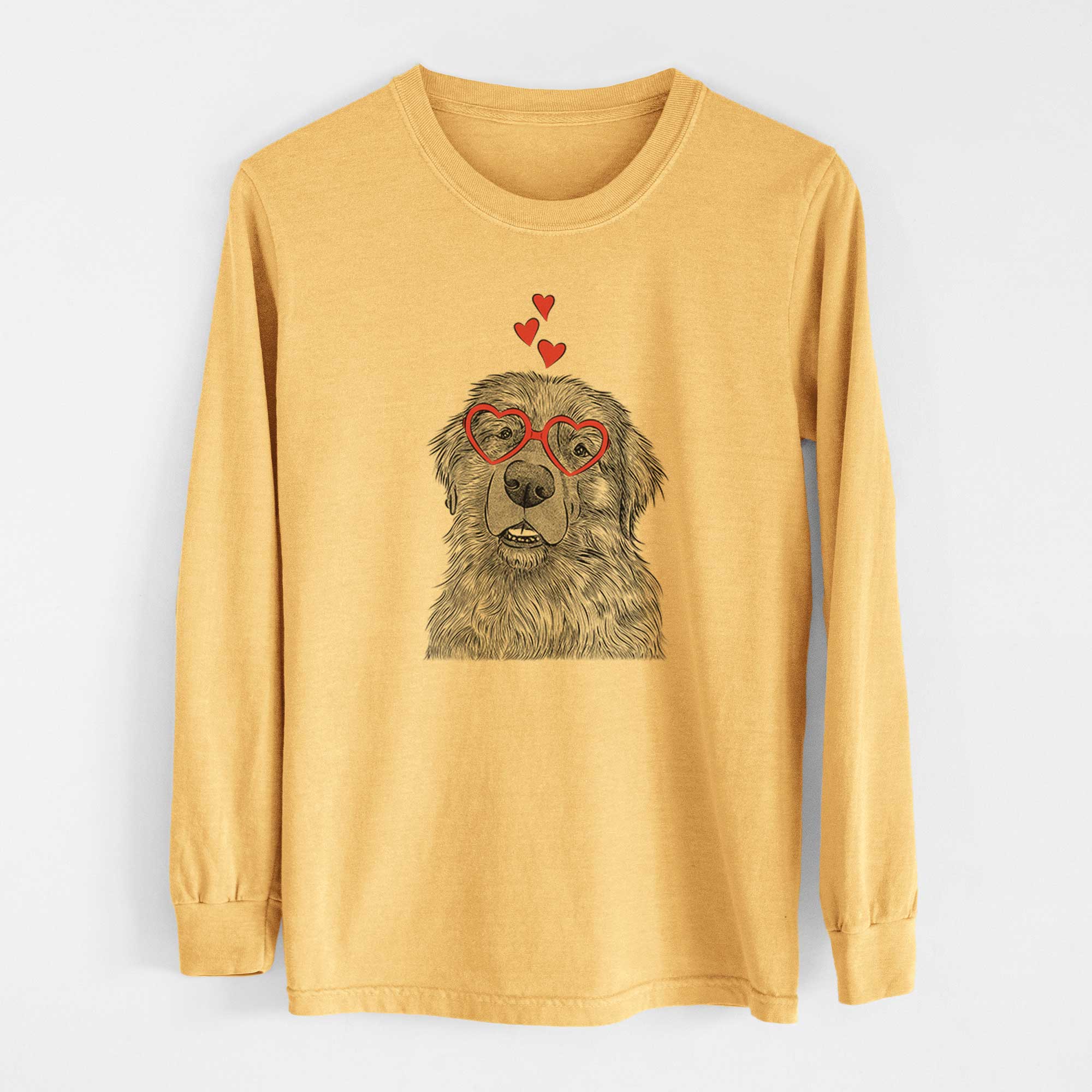 Valentine Ralph the Leonberger - Heavyweight 100% Cotton Long Sleeve