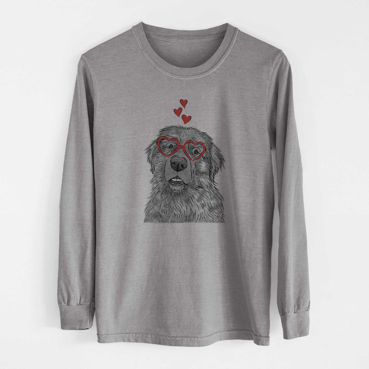 Valentine Ralph the Leonberger - Heavyweight 100% Cotton Long Sleeve