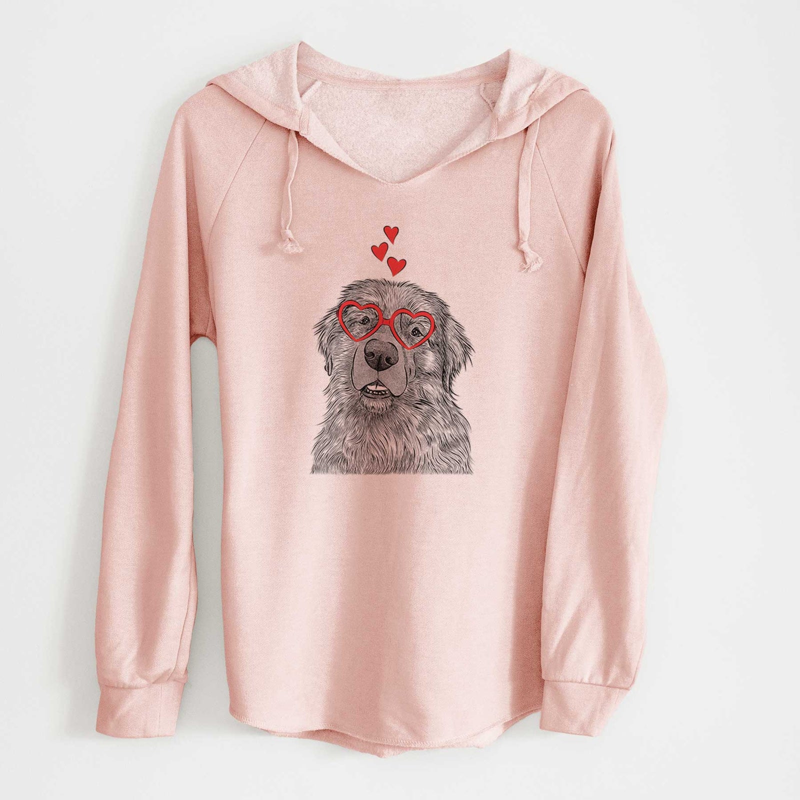 Valentine Ralph the Leonberger - Cali Wave Hooded Sweatshirt