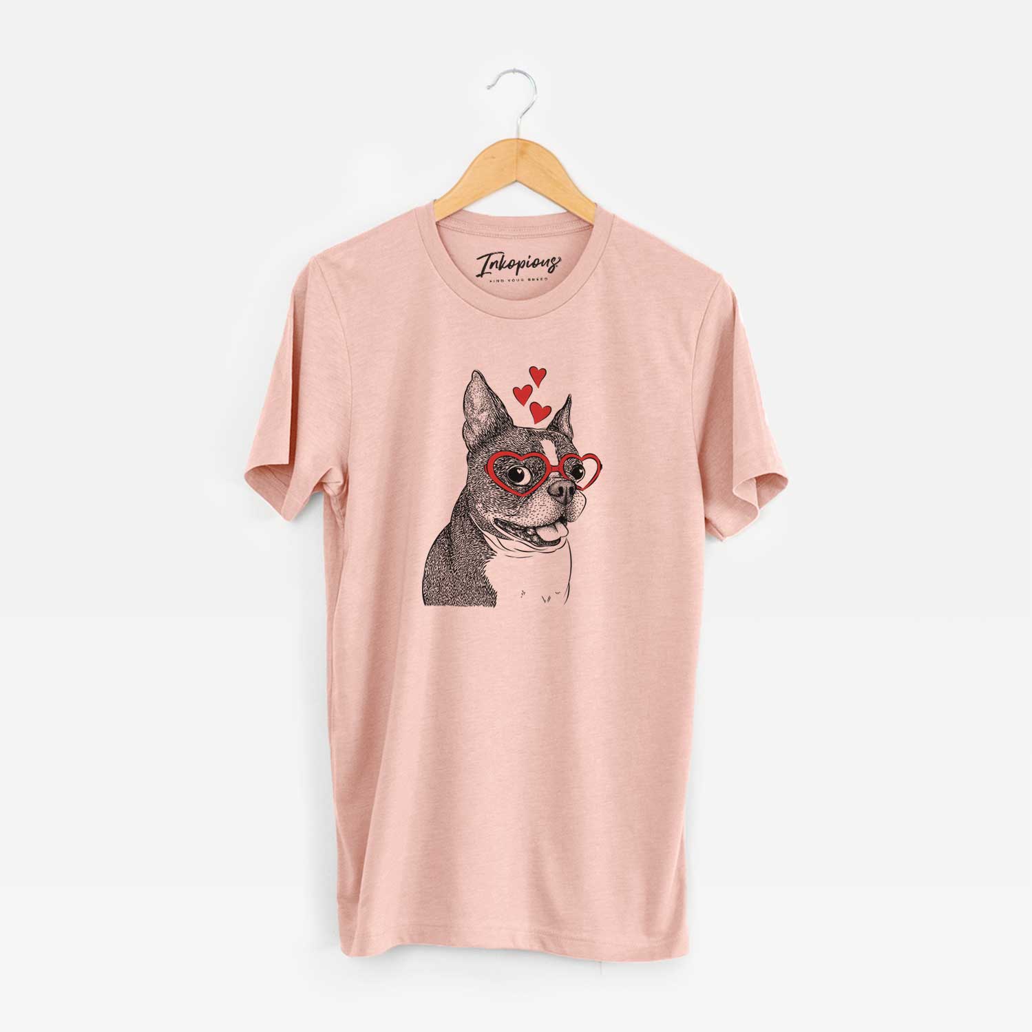 Valentine Ralphie the Boston Terrier - Unisex Crewneck