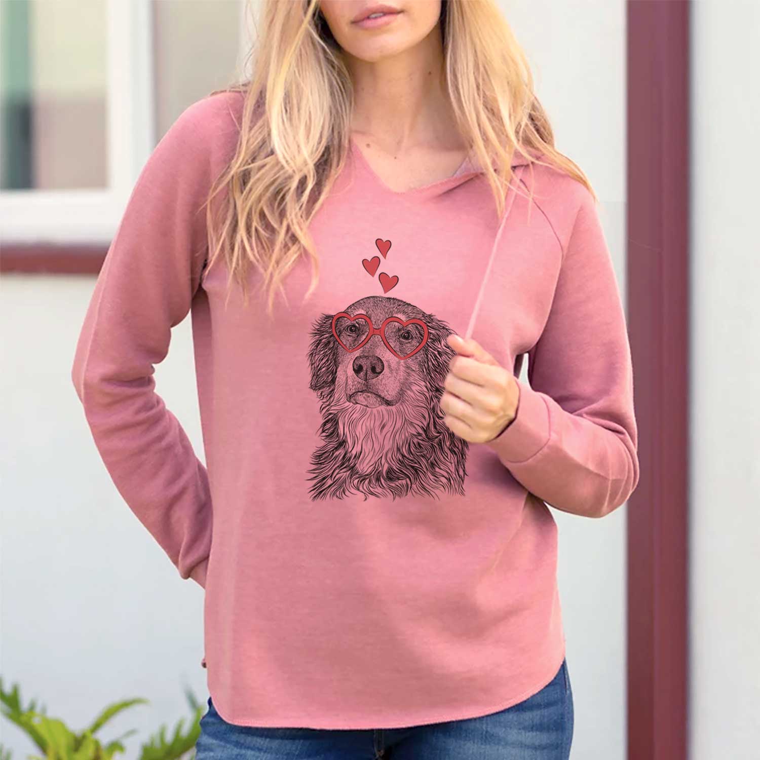 Valentine Ranger the Mixed Breed - Cali Wave Hooded Sweatshirt