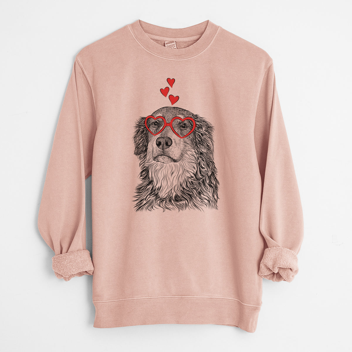 Valentine Ranger the Mixed Breed - Unisex Pigment Dyed Crew Sweatshirt