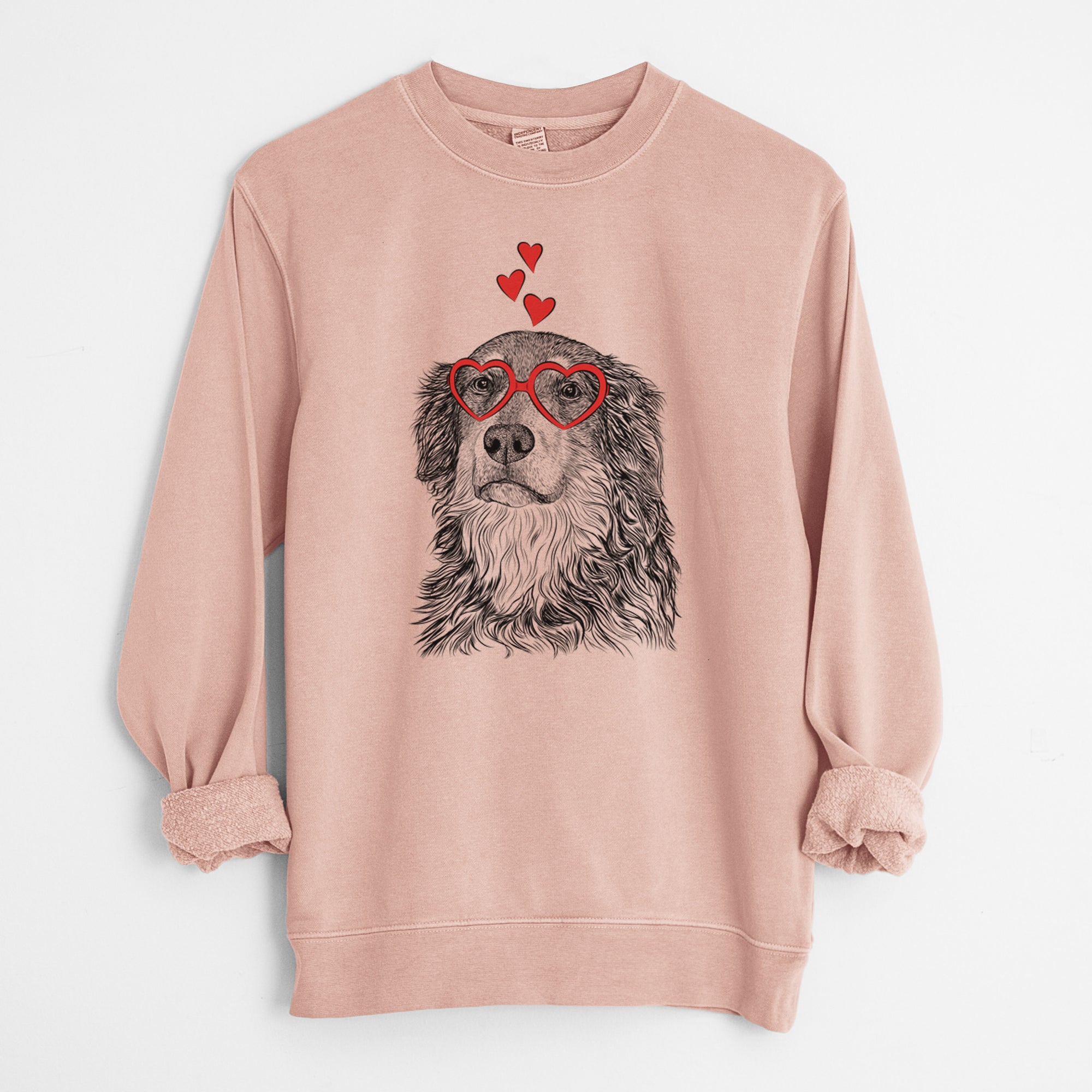 Valentine Ranger the Mixed Breed - Unisex Pigment Dyed Crew Sweatshirt