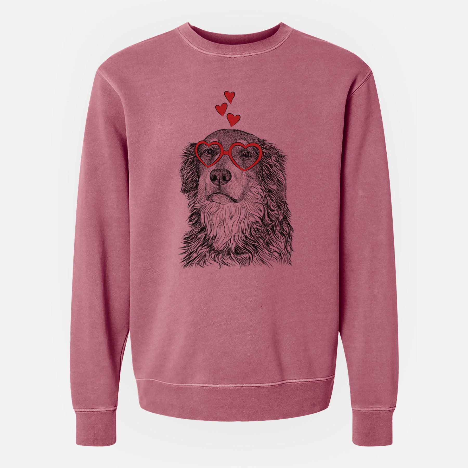 Valentine Ranger the Mixed Breed - Unisex Pigment Dyed Crew Sweatshirt