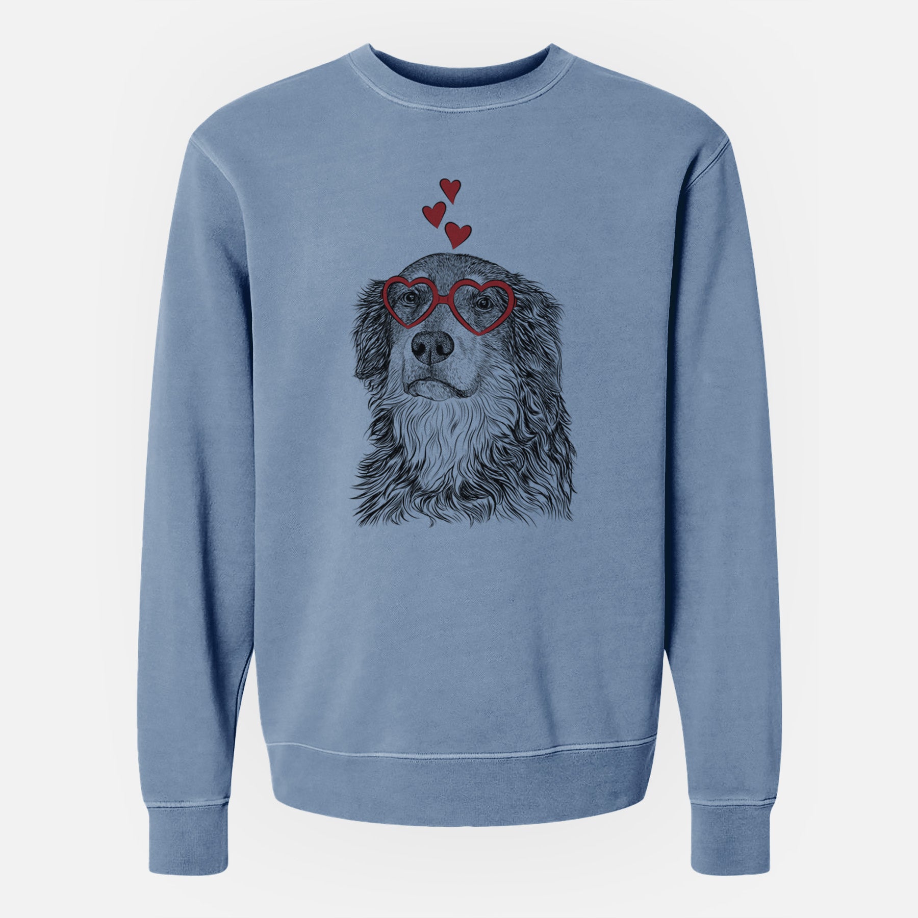 Valentine Ranger the Mixed Breed - Unisex Pigment Dyed Crew Sweatshirt