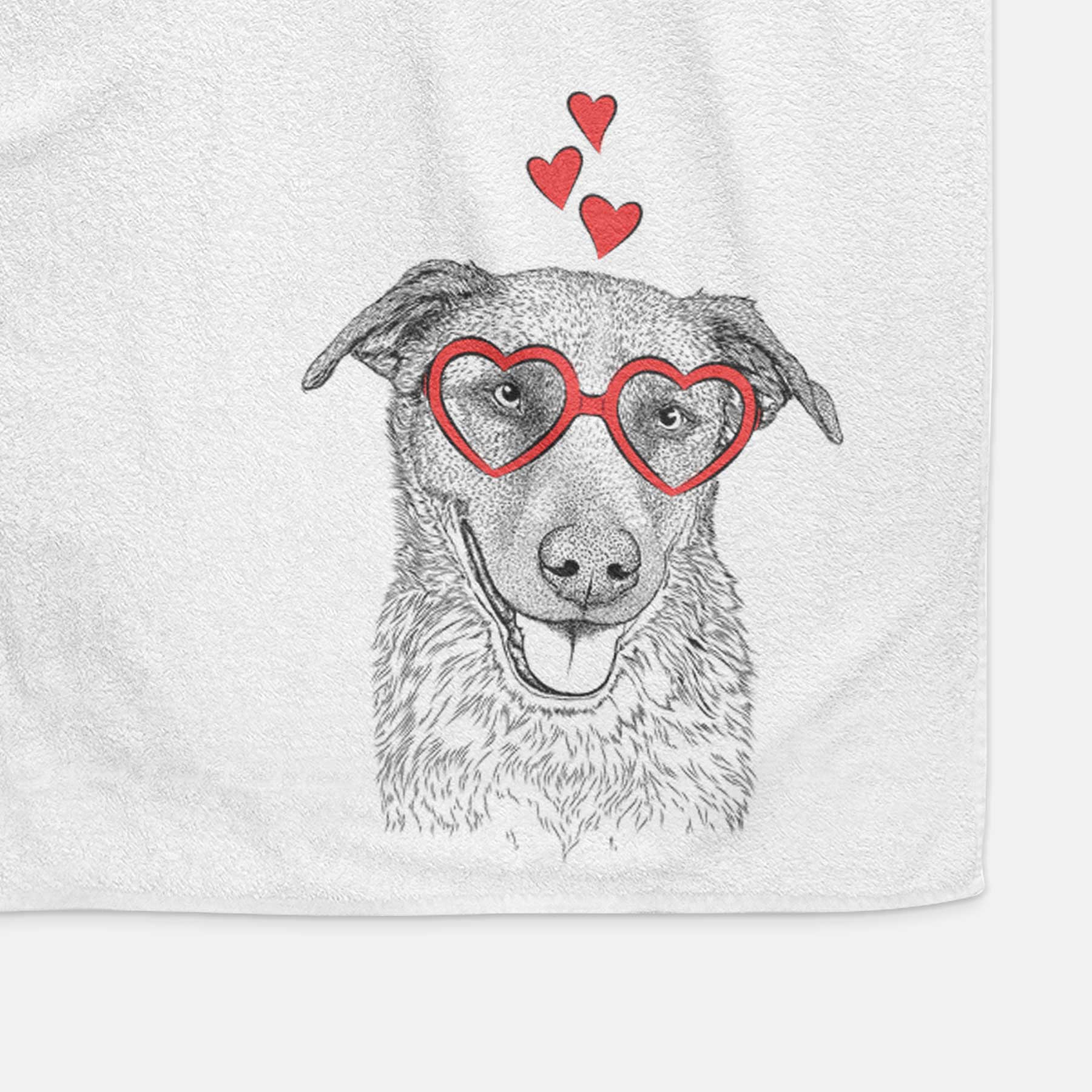 Reef the Mixed Breed Decorative Hand Towel