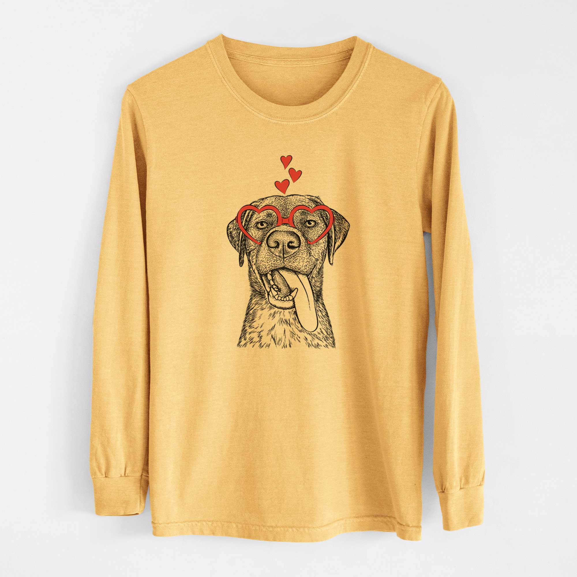 Valentine Reese the Mixed Breed - Heavyweight 100% Cotton Long Sleeve