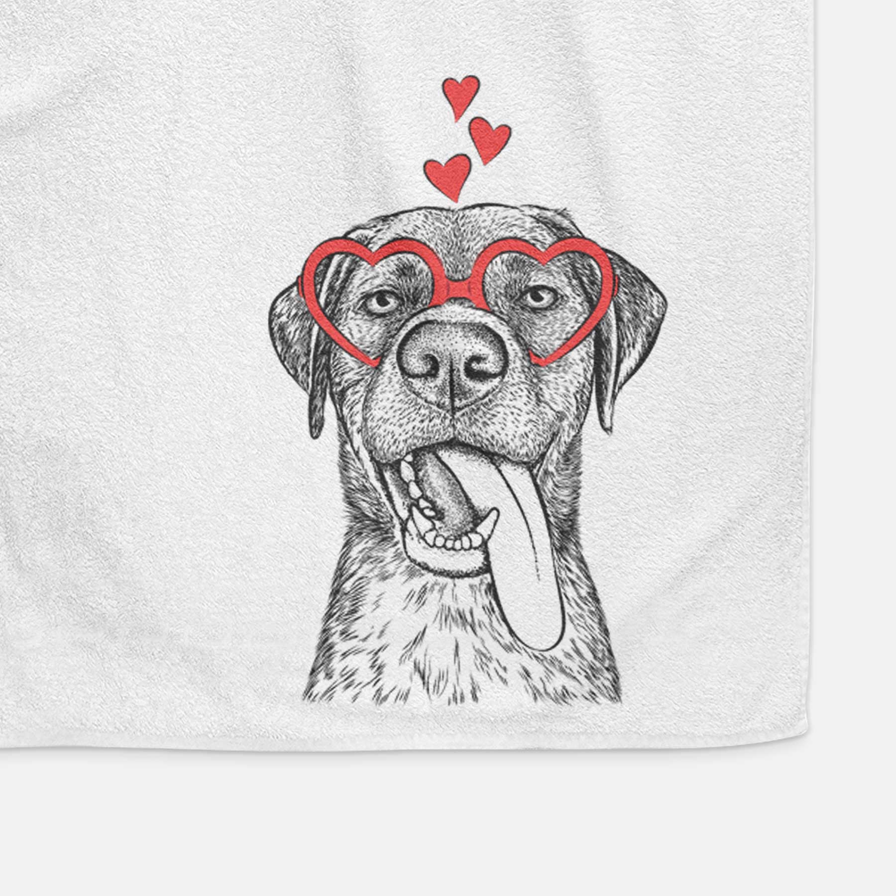 Reese the Mixed Breed Decorative Hand Towel