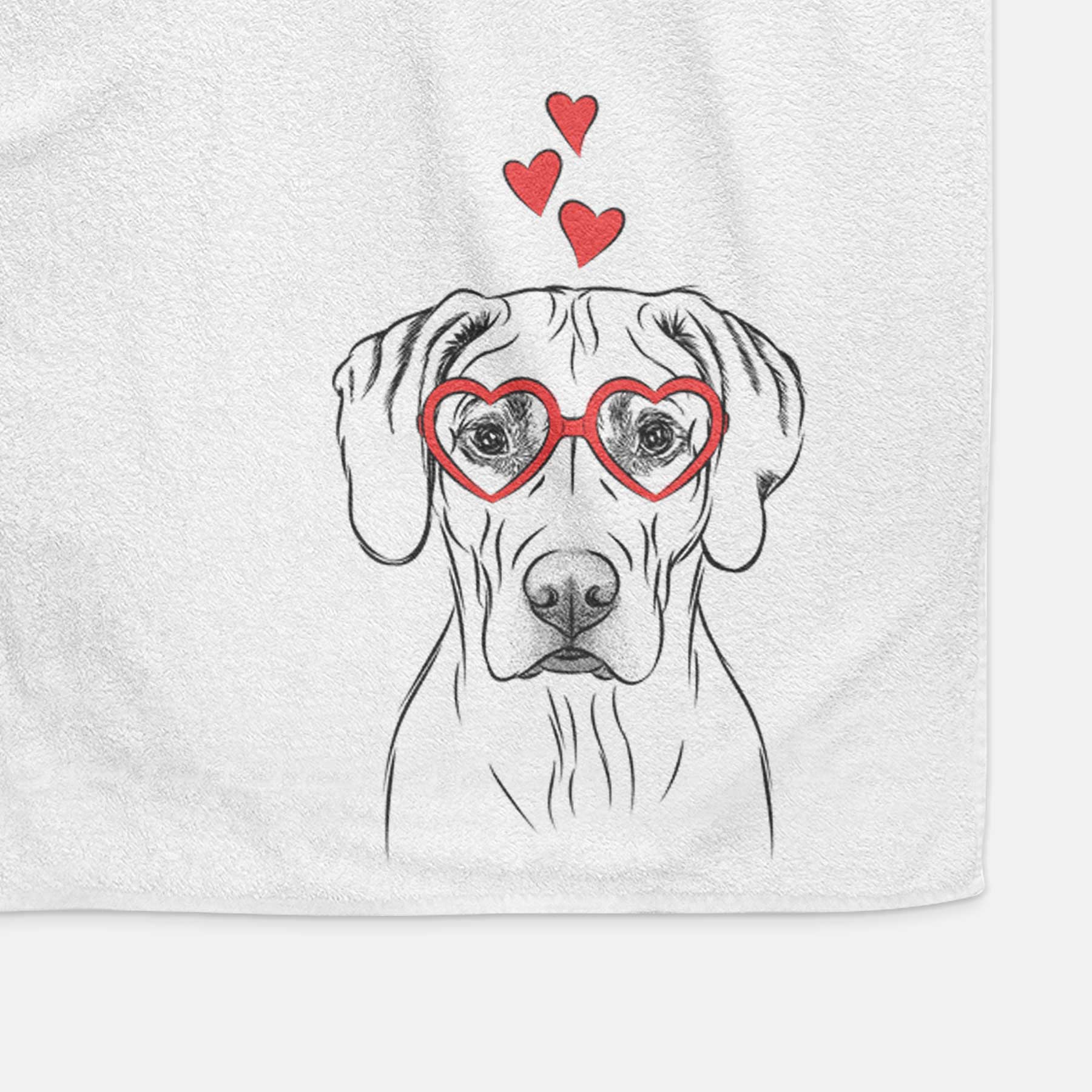 Reid the Rhodesian Ridgeback Decorative Hand Towel