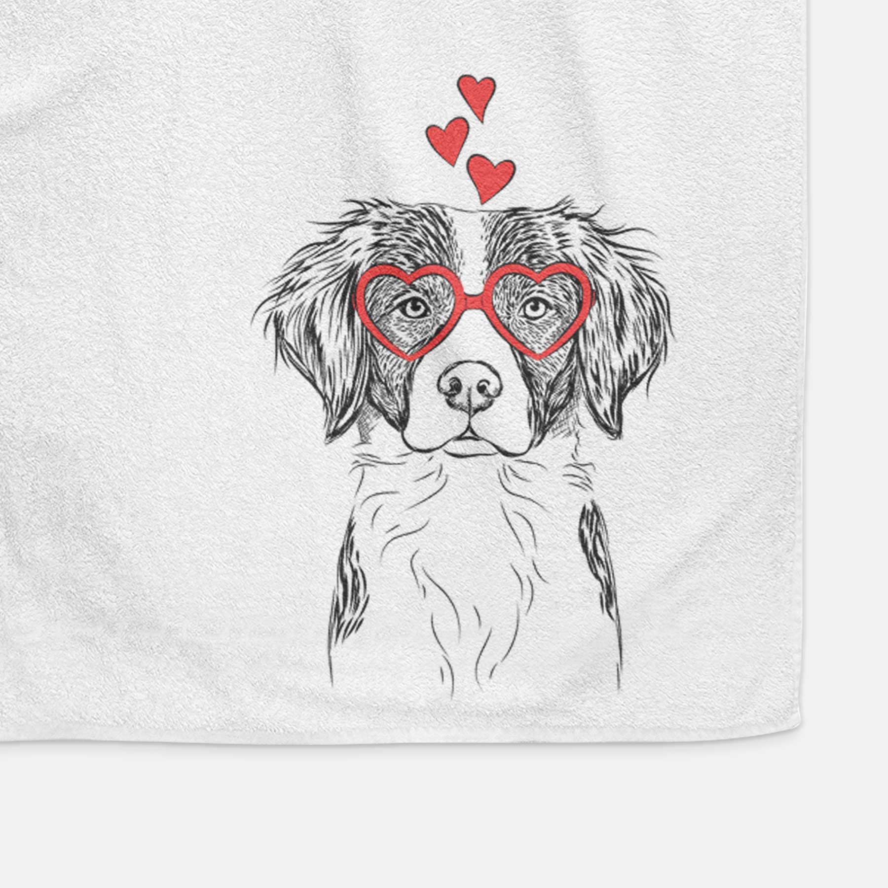 Remi the Brittany Decorative Hand Towel