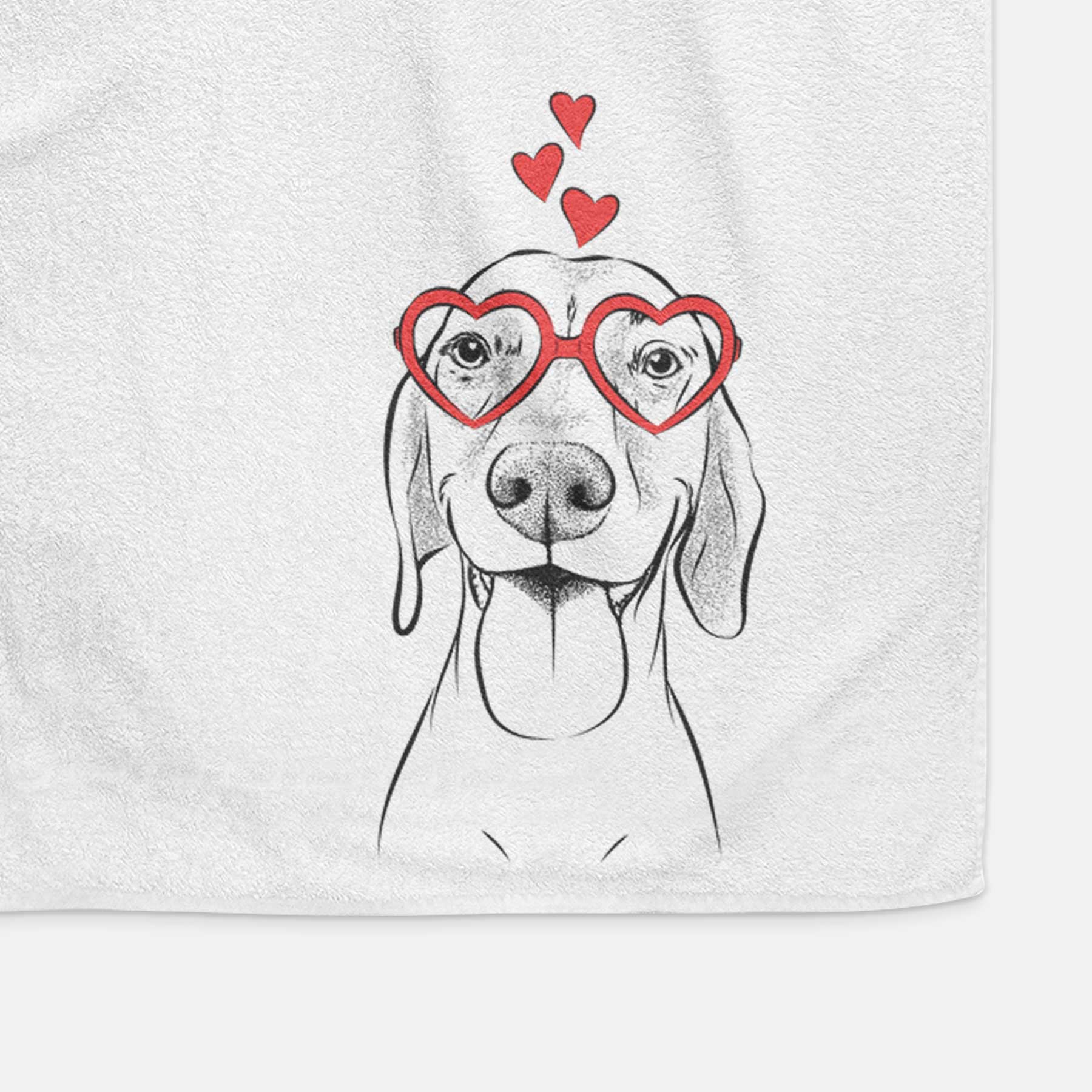 Remington the Vizsla Decorative Hand Towel