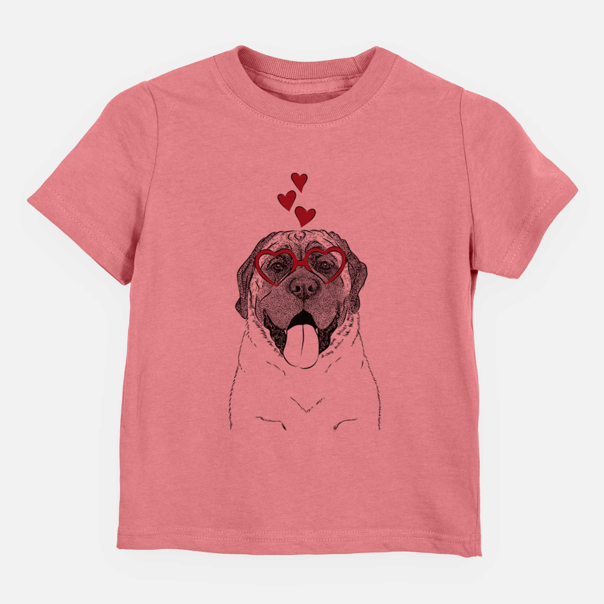 Valentine Remmie the English Mastiff - Kids/Youth/Toddler Shirt