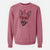 Valentine Remus the German Shepherd Mix - Unisex Pigment Dyed Crew Sweatshirt