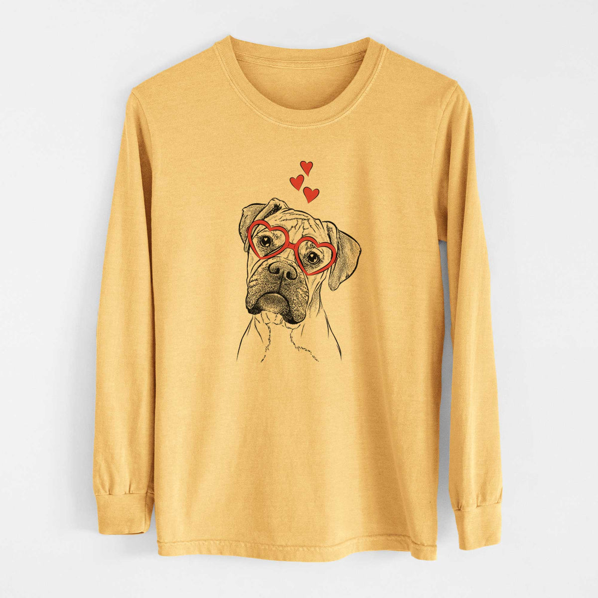 Valentine Reuby the Boxer - Heavyweight 100% Cotton Long Sleeve