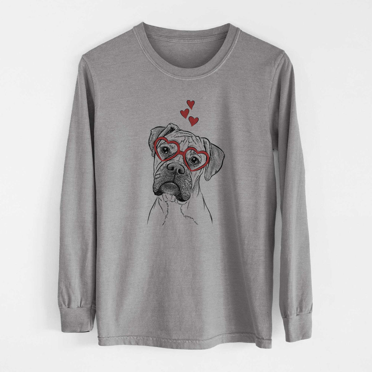 Valentine Reuby the Boxer - Heavyweight 100% Cotton Long Sleeve