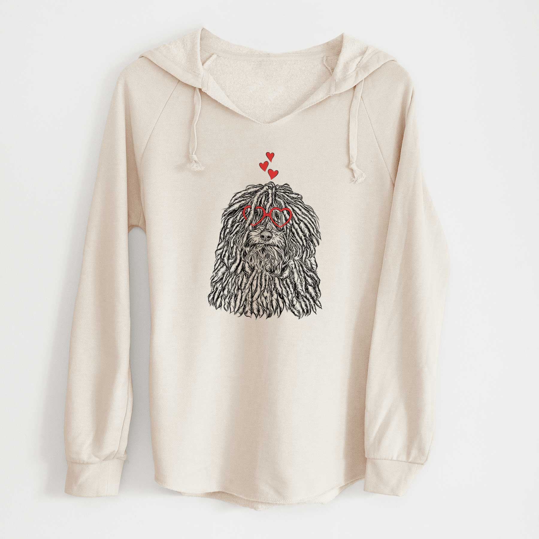 Valentine Rezi the Puli - Cali Wave Hooded Sweatshirt