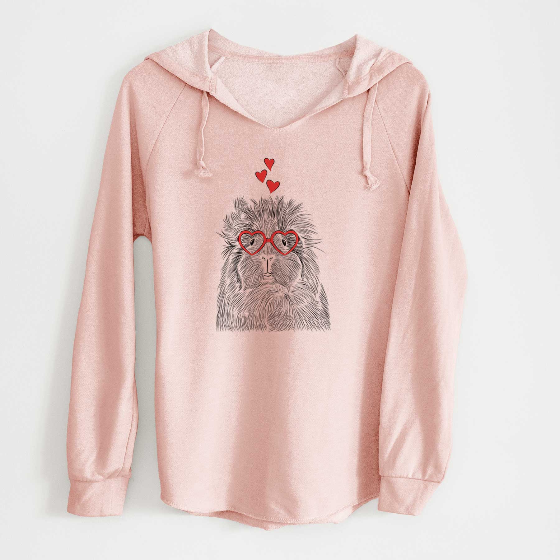 Valentine Rhino the Guinea Pig - Cali Wave Hooded Sweatshirt