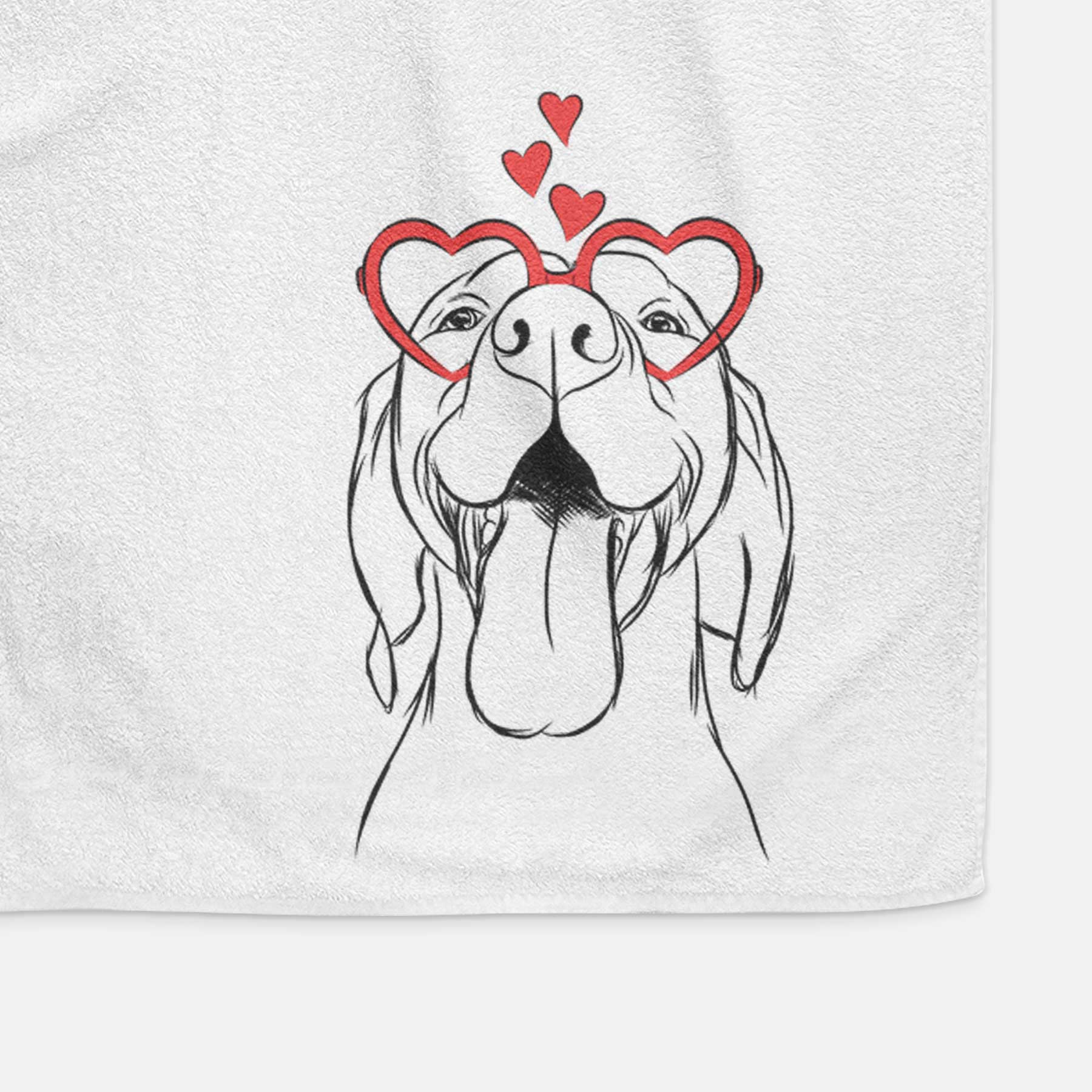 Rhys the Vizsla Decorative Hand Towel