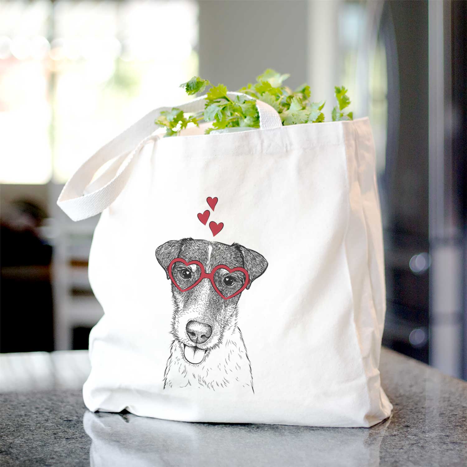 Rider the Parson Russell Terrier - Tote Bag