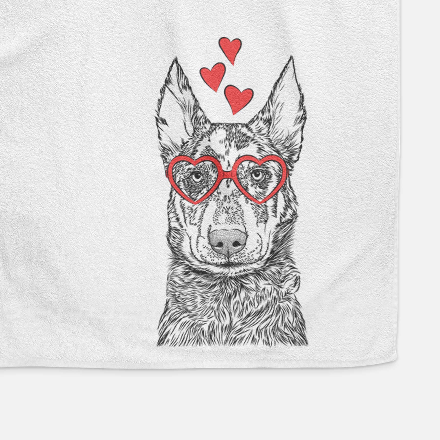 Riggs the Beauceron Decorative Hand Towel