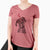 Valentine River the Great Dane - Women's V-neck Shirt