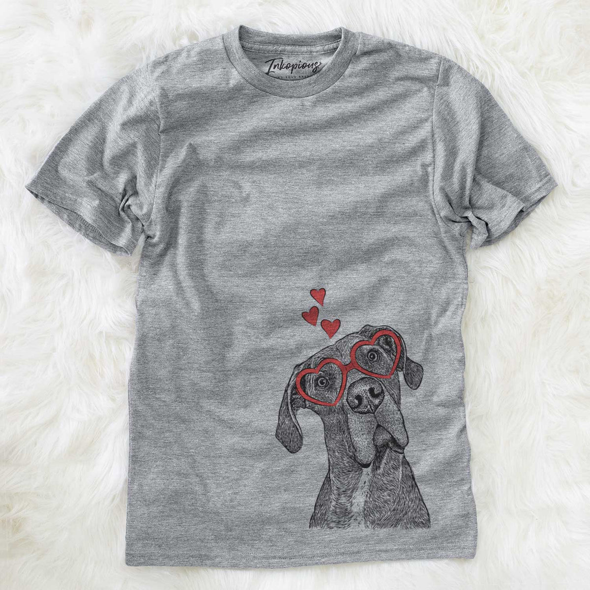 Valentine River the Great Dane - Unisex Crewneck